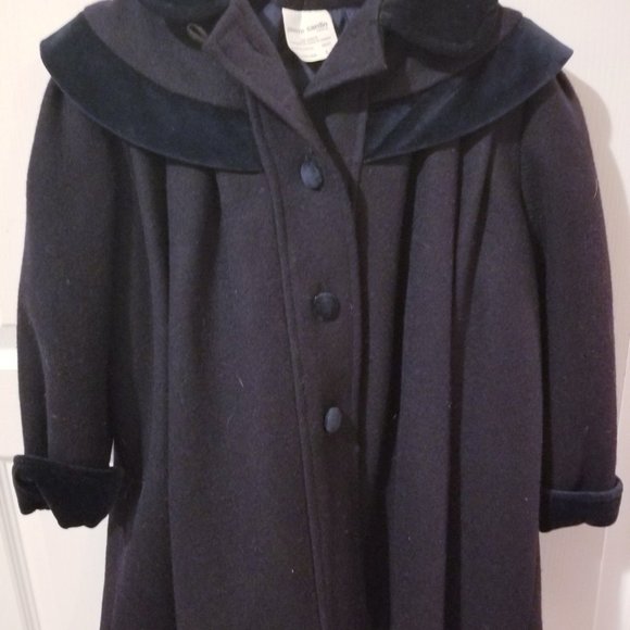 Pierre Cardin girls dress coat Navy colour - Picture 2 of 3